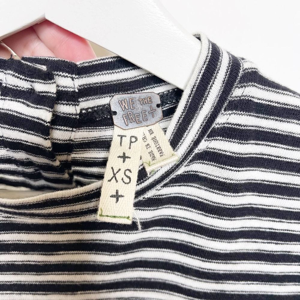 FREE PEOPLE Mod Stripe Open Back Blouse - Picture 9 of 10
